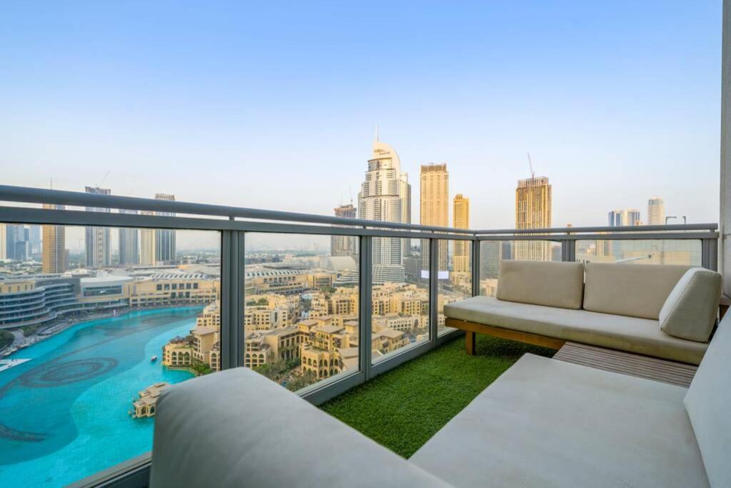 Spectacular Burj & Fountain View - Luxurious 3 Bedrooms & Maids Room - The Residences Dubai Exterior foto