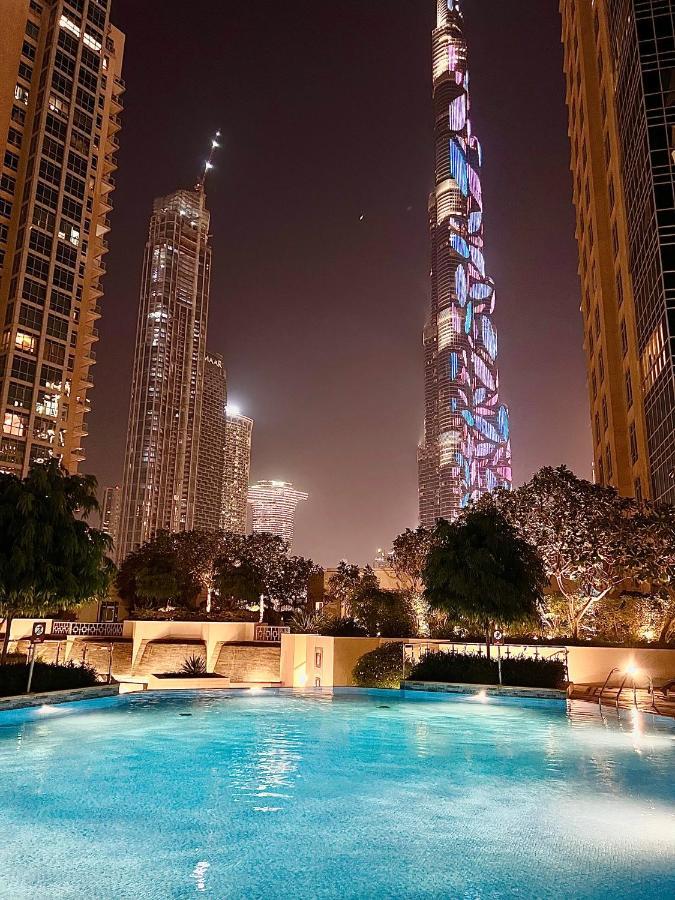 Spectacular Burj & Fountain View - Luxurious 3 Bedrooms & Maids Room - The Residences Dubai Exterior foto