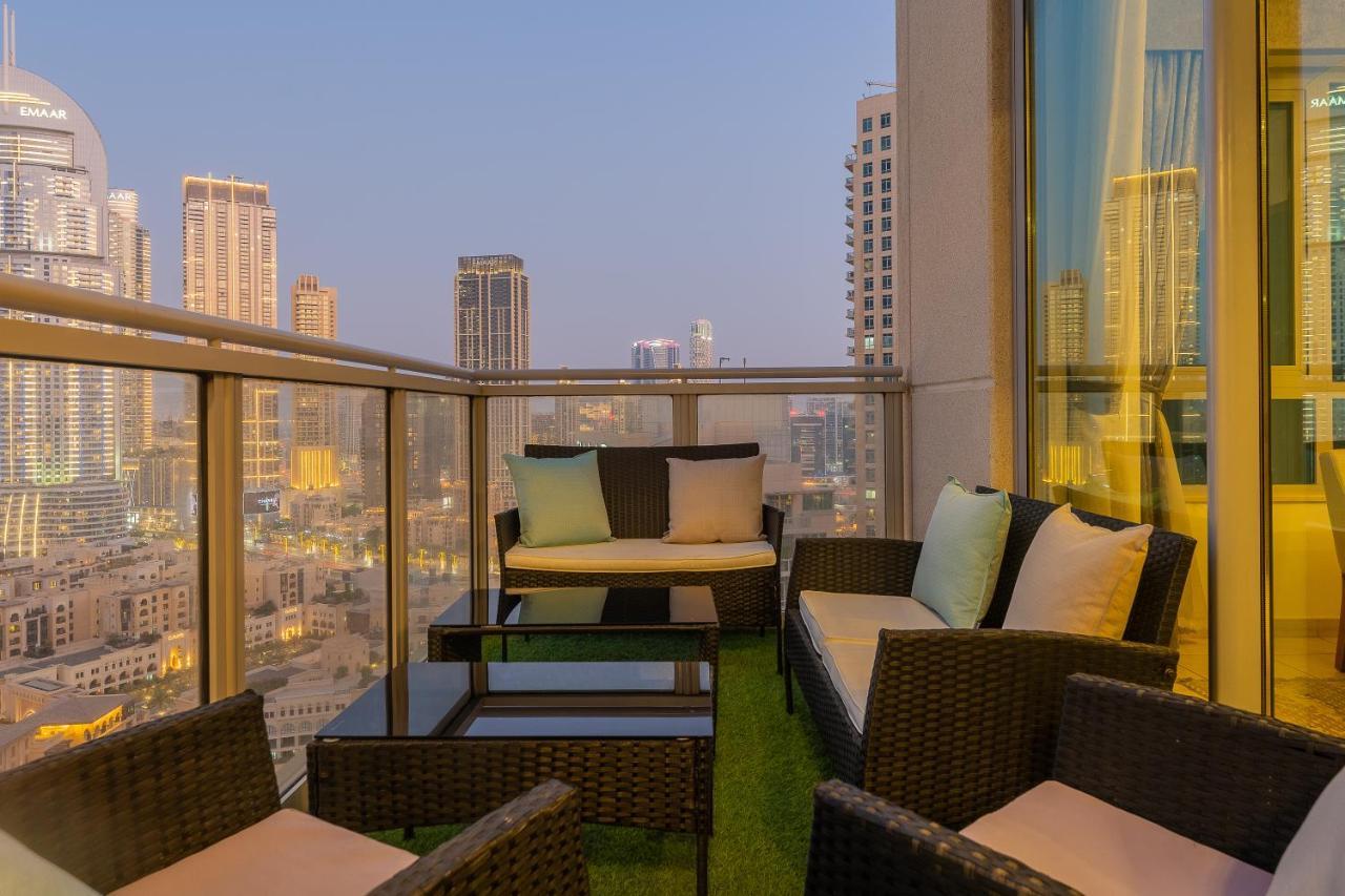 Spectacular Burj & Fountain View - Luxurious 3 Bedrooms & Maids Room - The Residences Dubai Exterior foto