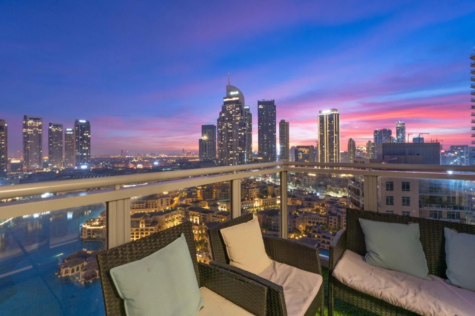 Spectacular Burj & Fountain View - Luxurious 3 Bedrooms & Maids Room - The Residences Dubai Exterior foto