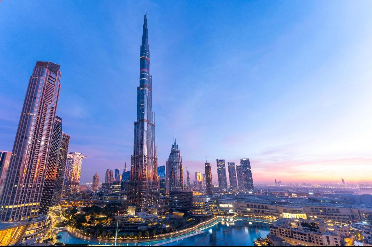 Spectacular Burj & Fountain View - Luxurious 3 Bedrooms & Maids Room - The Residences Dubai Exterior foto