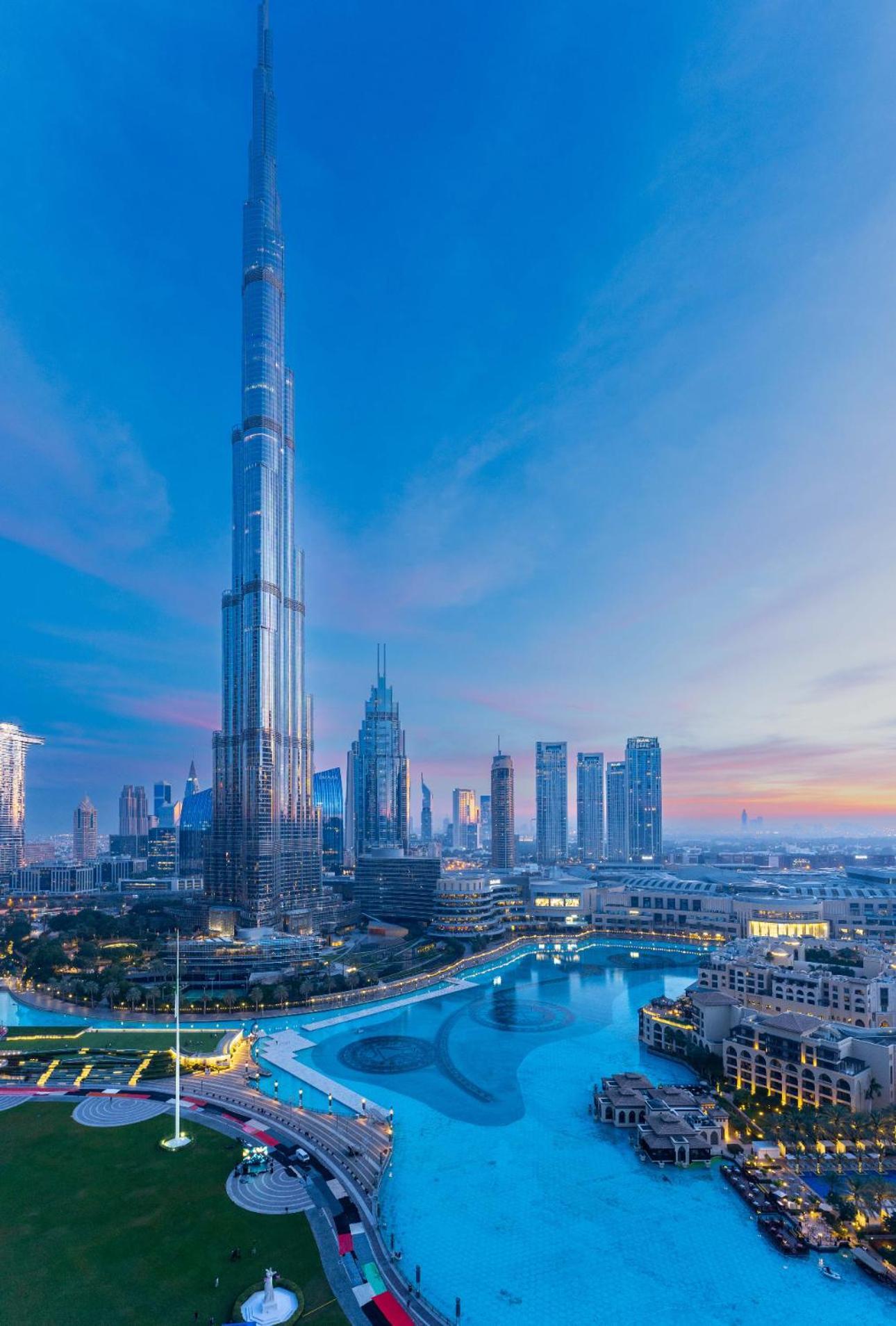 Spectacular Burj & Fountain View - Luxurious 3 Bedrooms & Maids Room - The Residences Dubai Exterior foto